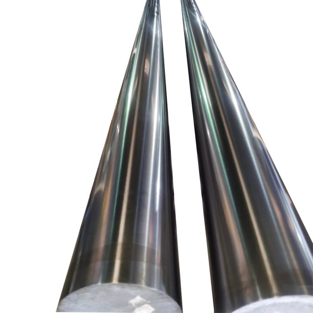 Ekskavat&ouml;r Kolu Bom Kovası Aşınmaya Dayanıklı Silindir Piston Mili 50mm 60mm 70mm Sertleştirilmiş Krom Kaplama.